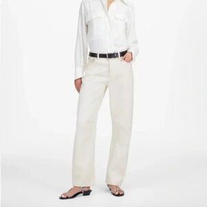 Madewell vintage canvas The Darted Barrel-Leg Jean